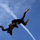 Craig (Ben Robson) and Deran (Jake Weary) in a skydiving fight in Animal Kingdom / TNT